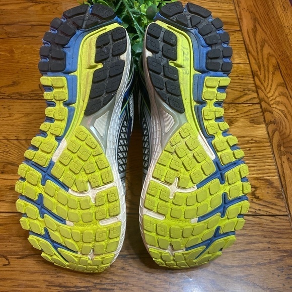 BROOKS Adrenaline GTS 15 Men's Running Shoes Blue Silver Green 110181D168 Sz 8.5 - Picture 2 of 6